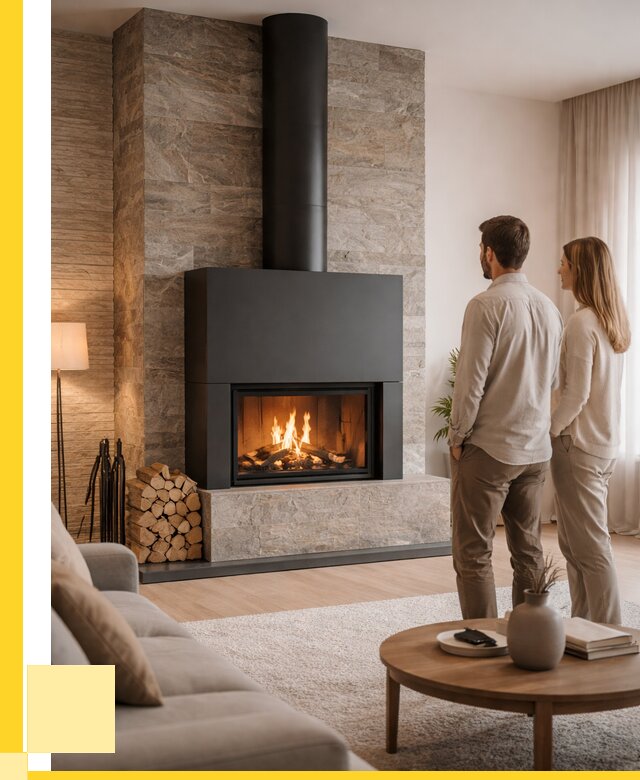 Закрытые камины под ключ в Москве от 126780 р., АкваДомМск