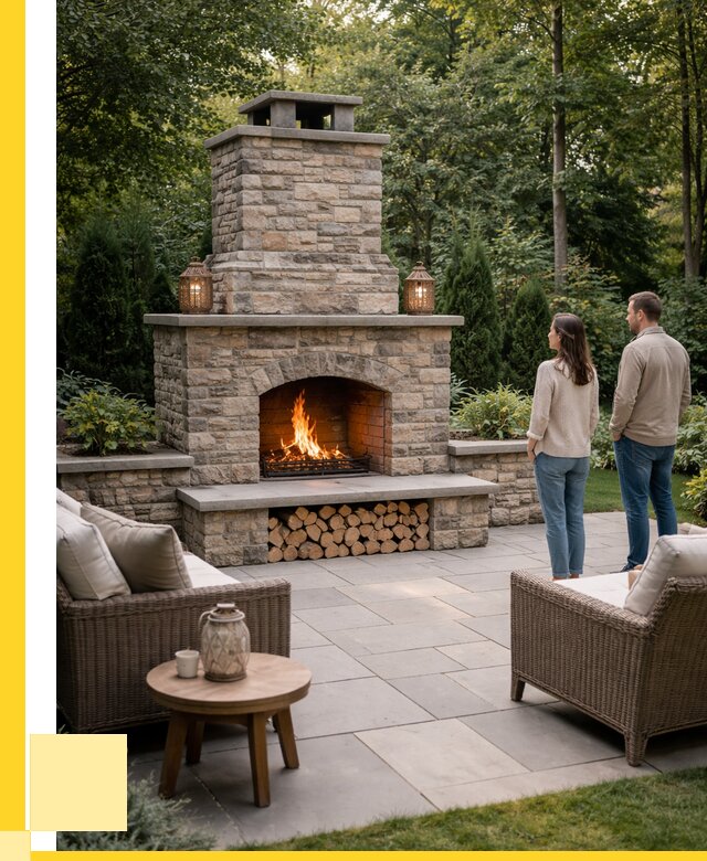 Уличные камины из кирпича в Москве от 158475 р. | АкваДомМск