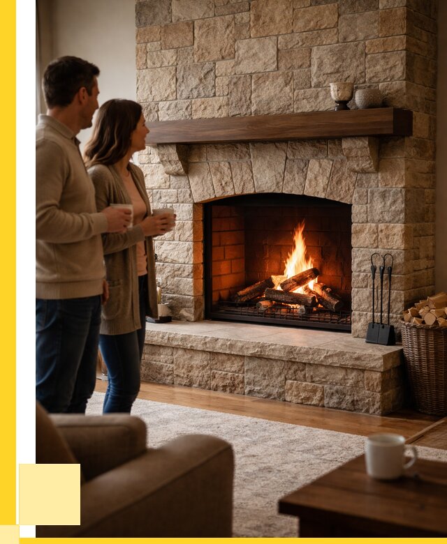 Каменные камины на заказ в Москве от 190170 р. | АкваДомМск