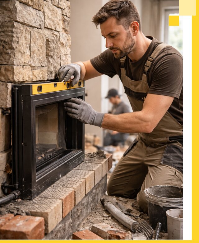 Дровяные камины под ключ в Москве: монтаж, обустройство