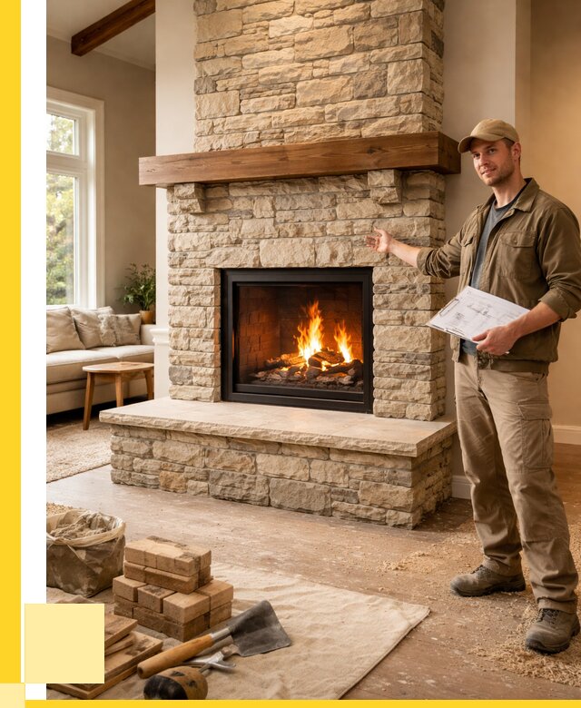 Камины под ключ в Москве от 190170 р. | АкваДомМск — установка