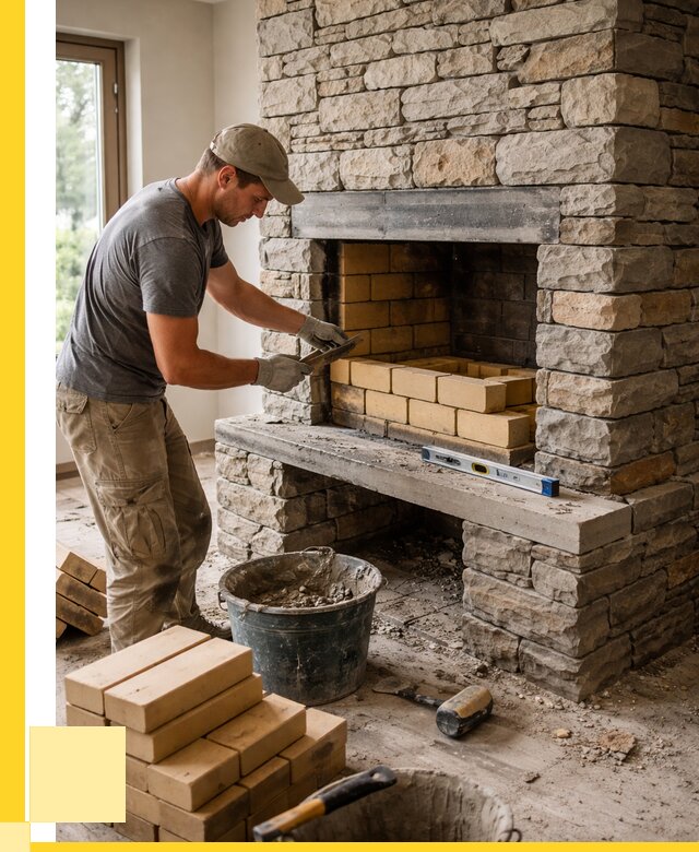 Кладка каминов и камина в Москве от 26413 р. АкваДомМск