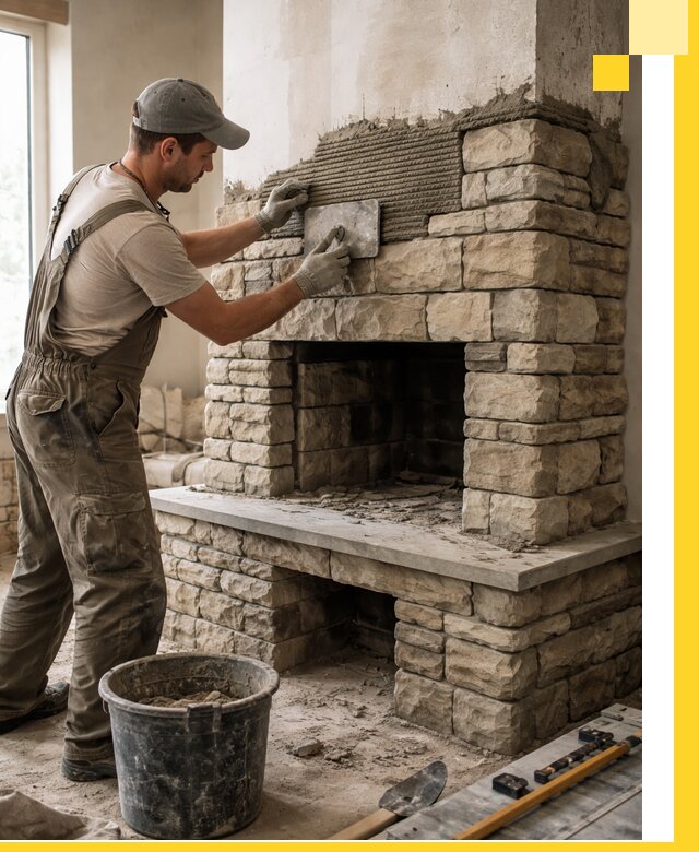 Строительство каминов под ключ в Москве от проектирования до монтажа