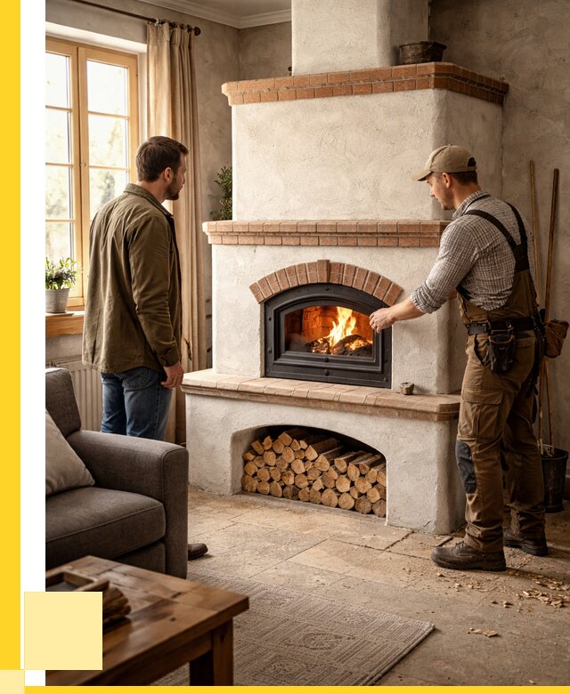 Печи камины в Москве: кирпичные, изразцовые от 63390 р. | АкваДомМск