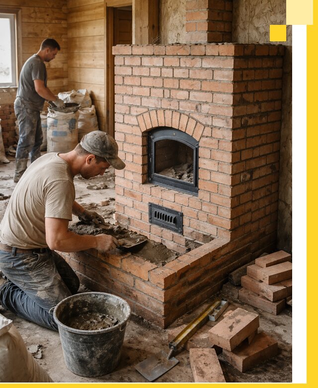 Профессиональное строительство печей в Москве под ключ