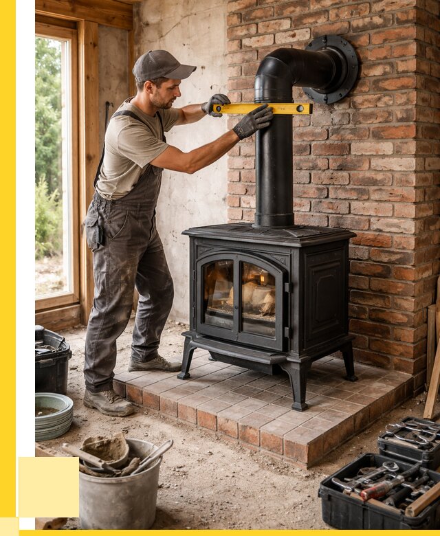 Монтаж печей установка банной печи в Москве от 15848 р. | АкваДомМск