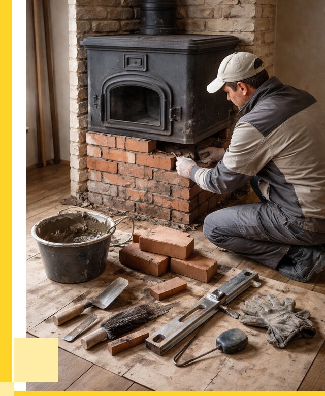 Ремонт печей в Москве от 12678 р., услуги печника АкваДомМск