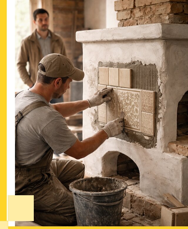 Отделка печей и банных печей в Москве от 36978 р. | АкваДомМск