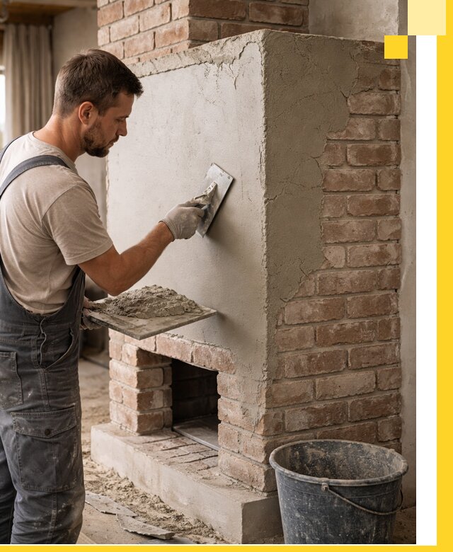 Отделка печей и облицовка каминов в Москве под ключ