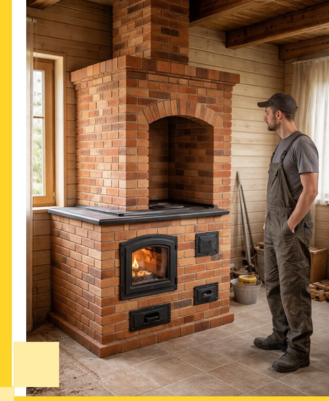 Кирпичные печи в Москве: купить от 158475 р. | АкваДомМск