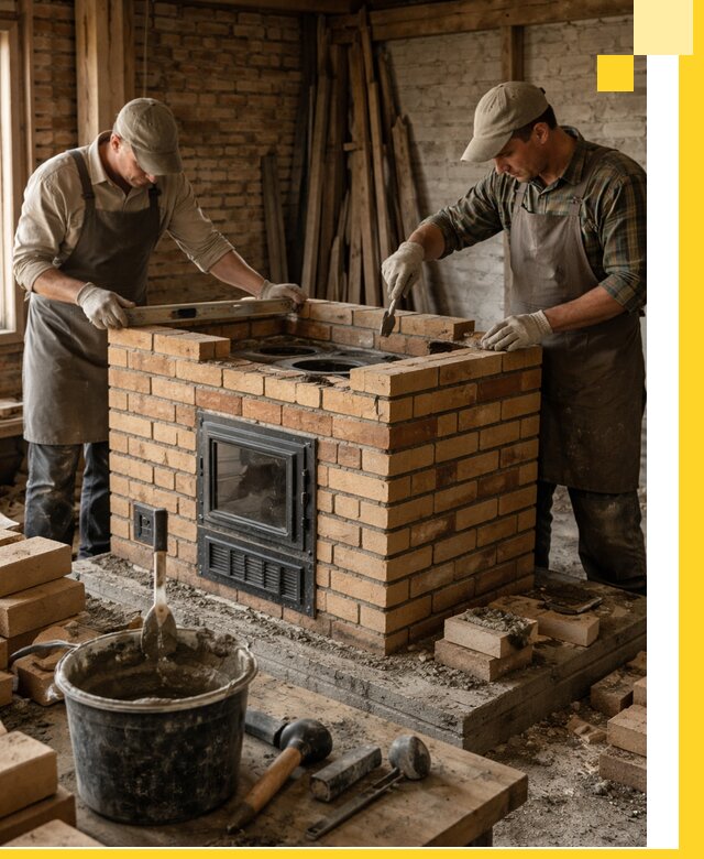 Изготовление и установка варочных печей под ключ в Москве