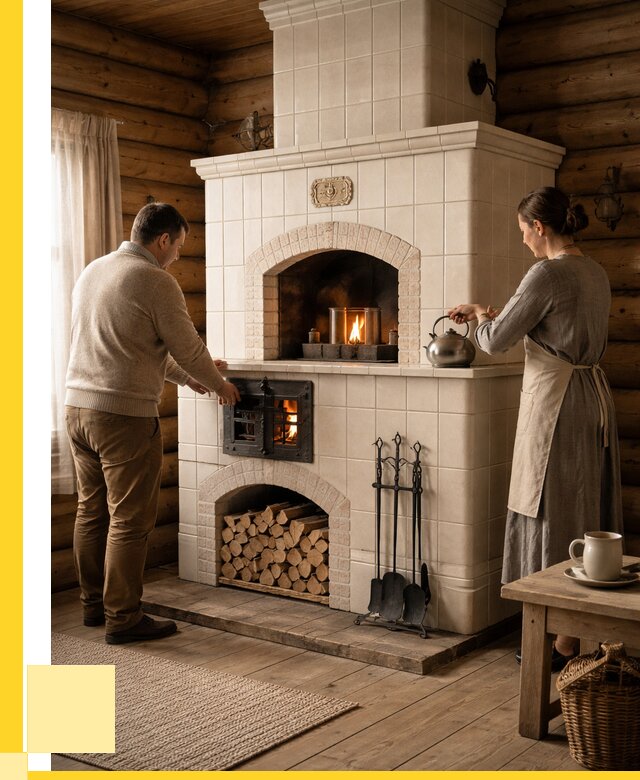 Русские печи в Москве: установка от 158475 р. АкваДомМск