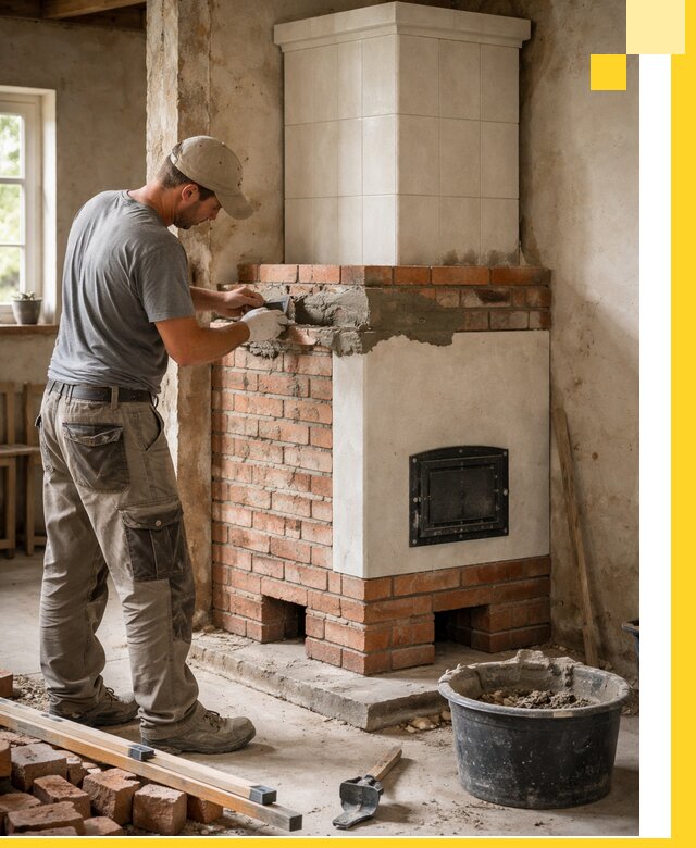 Изготовление и установка печей-голландок под ключ в Москве