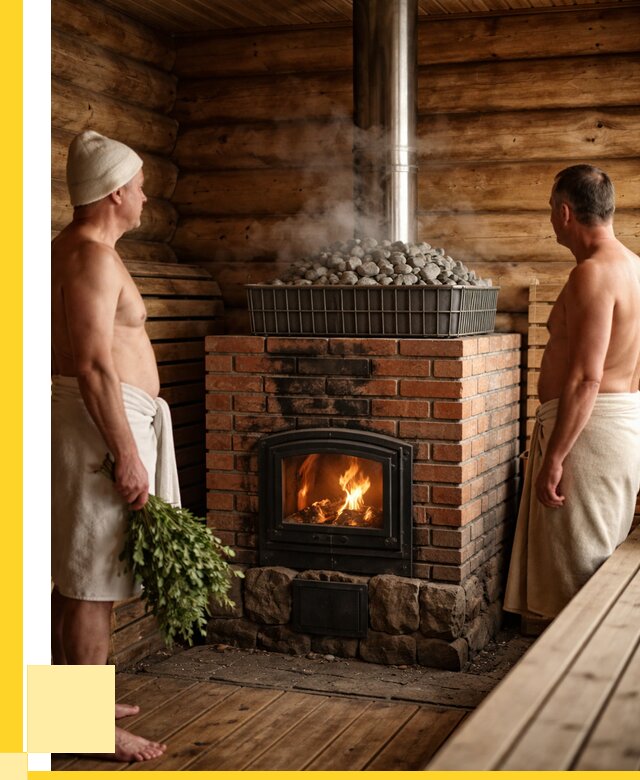 Печи для парной в Москве под ключ от 68673 р. - АкваДомМск