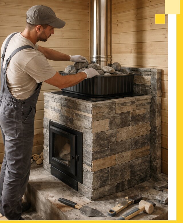 Печи для парной в Москве, производство, монтаж и обслуживание