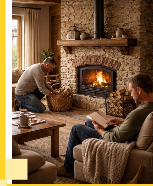 Печи в частном доме в Москве от 79238 р. | АкваДомМск дров