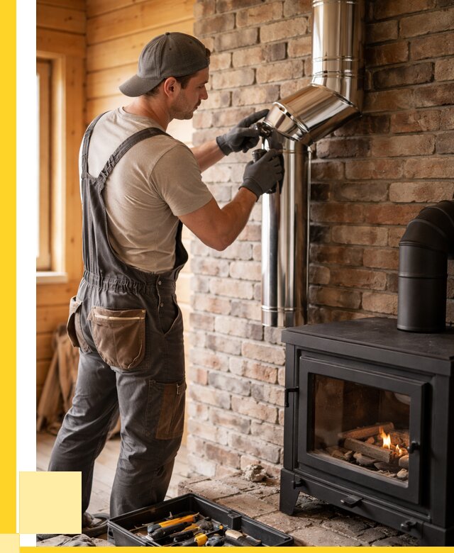Монтаж дымоходов для печей в Москве от 7924 р. | АкваДомМск