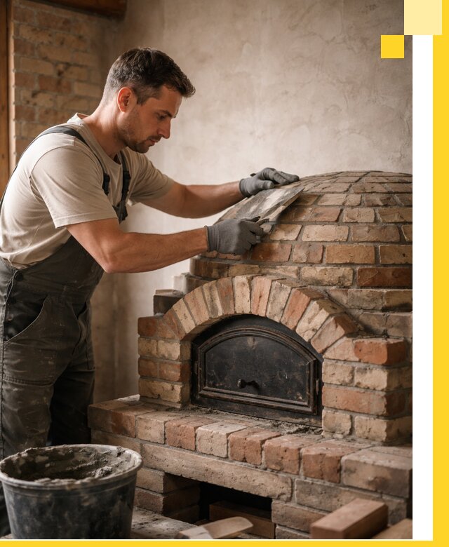 Изготовление и монтаж помпейских печей на заказ в Москве