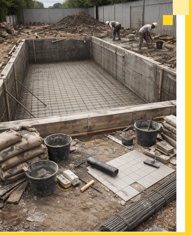 Строительство бассейнов под ключ в Москве, дизайн и монтаж