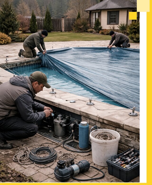 Консервация бассейнов в Москве: подготовка к длительному хранению