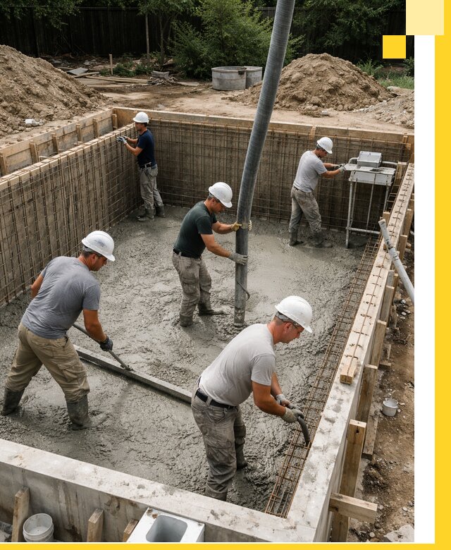 Строительство бетонных бассейнов под ключ в Москве