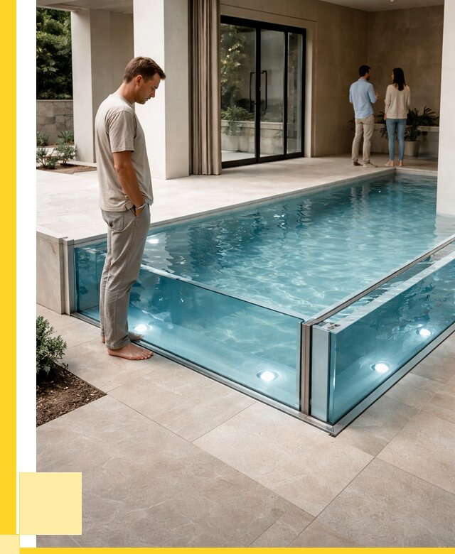 Стеклянные бассейны в Москве от 1267800 р. | АкваДомМск — мозаика