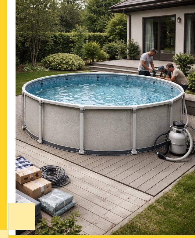 Купить каркасные бассейны в Москве от 47543 р. | АкваДомМск