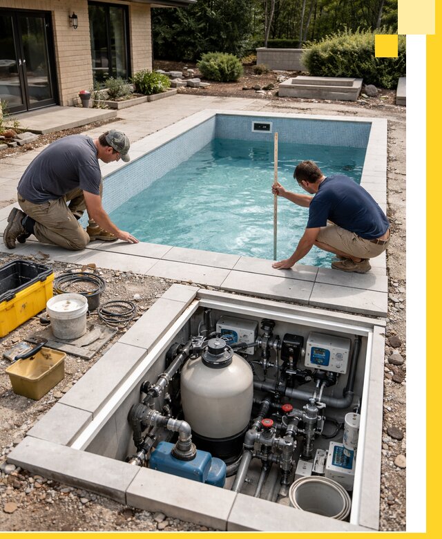 Строительство качественных домашних бассейнов под ключ в Москве