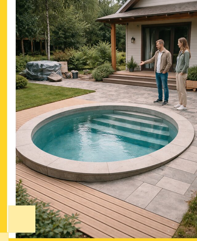 Бассейн на даче под ключ в Москве от 211300 р., АкваДомМск