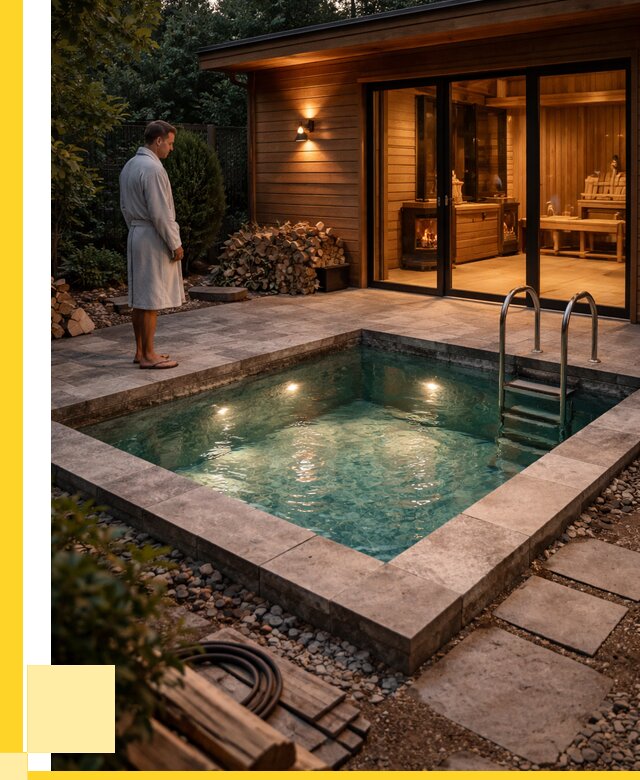 Бани с бассейном под ключ в Москве от 100368 р. | АкваДомМск