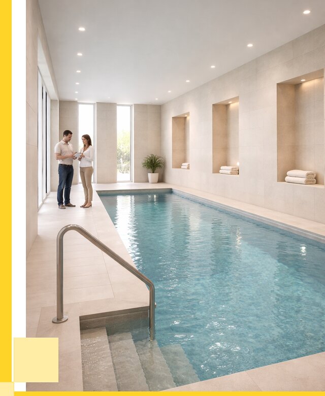 Бассейны в помещении под ключ в Москве от 1584750 р. | АкваДомМск