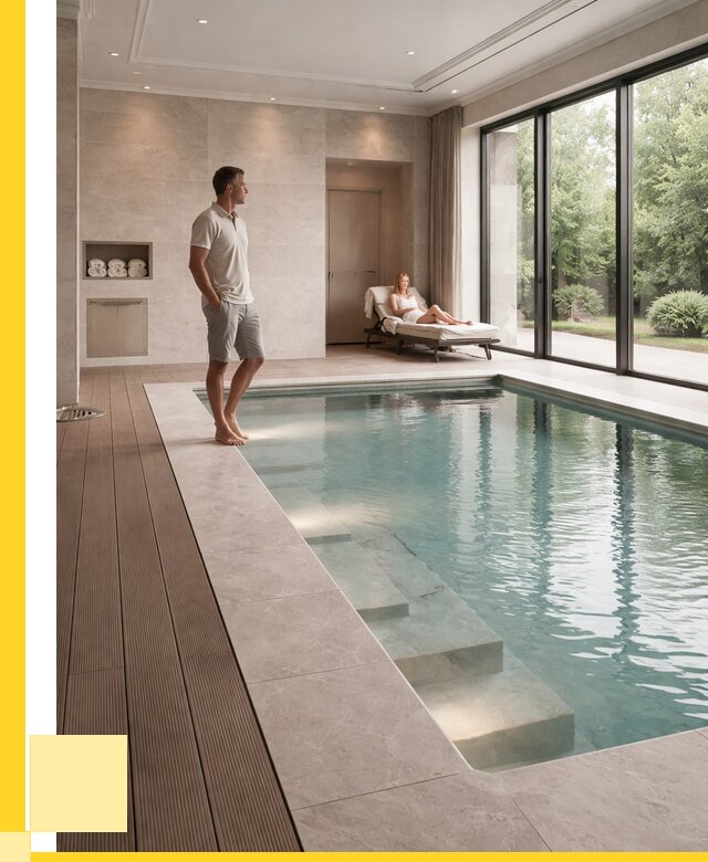 Бассейны в коттедже под ключ в Москве от 1267800 р. | АкваДомМск