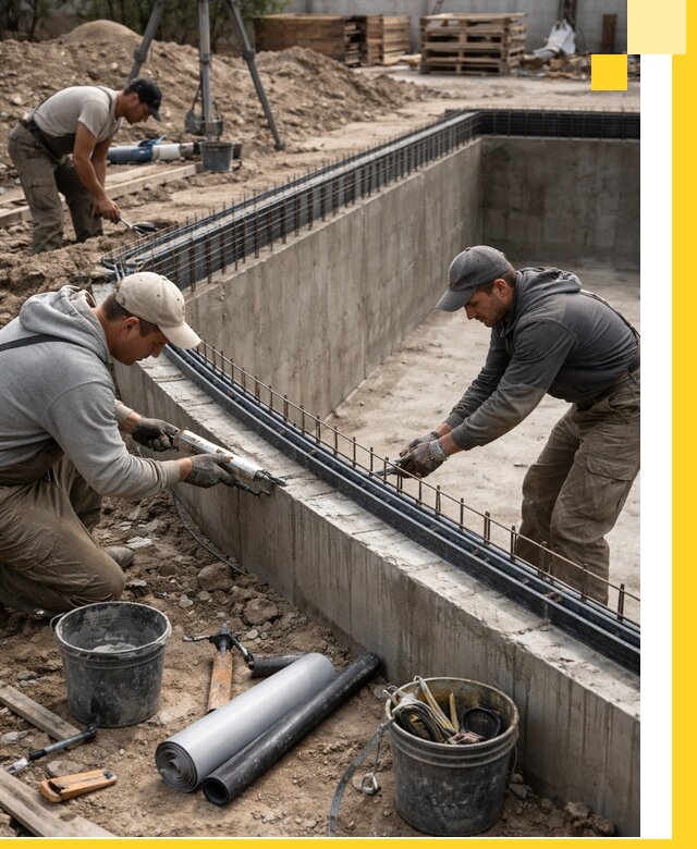 Качественный монтаж чаши бассейна в Москве под ключ с гарантией