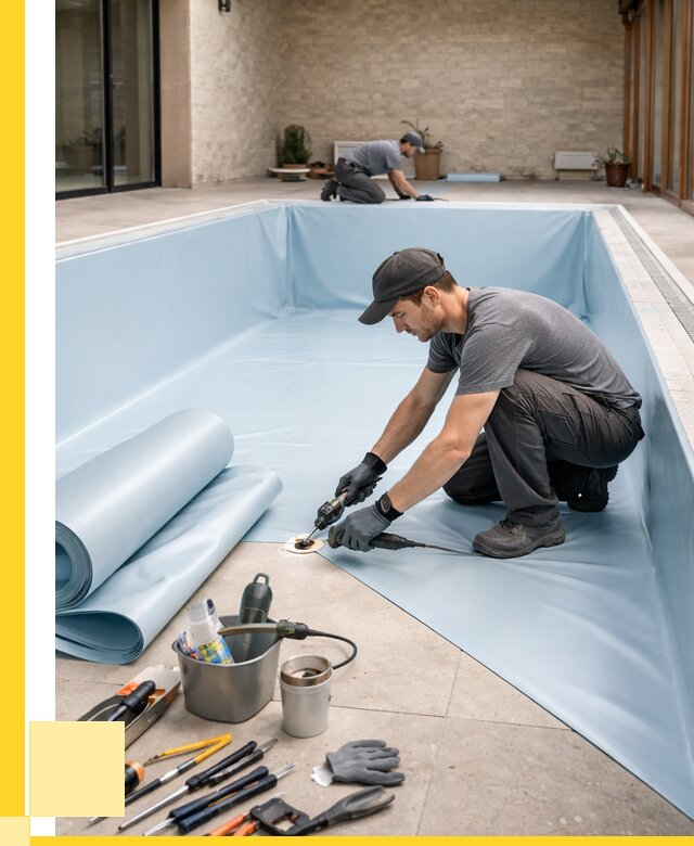 Пленка ПВХ для бассейнов в Москве от 2641 р. | АкваДомМск