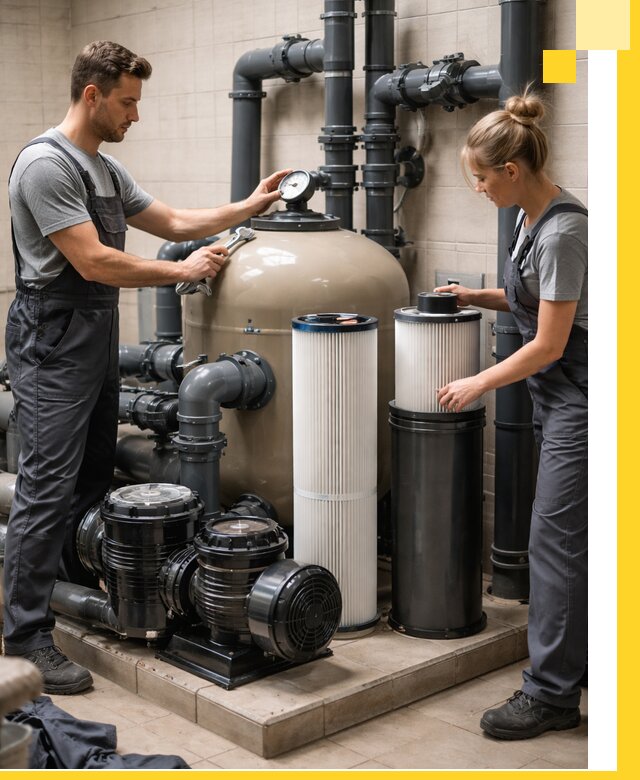 Фильтры и системы фильтрации для бассейнов в Москве