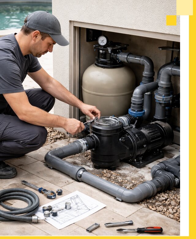 Поставка, монтаж и сервис насосов для бассейнов в Москве