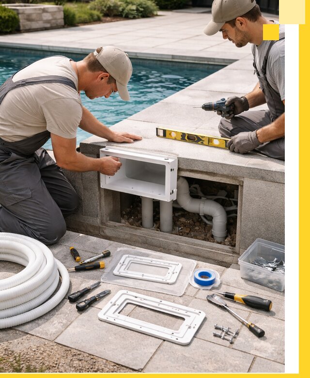 Поставка и установка скиммеров для бассейнов в Москве