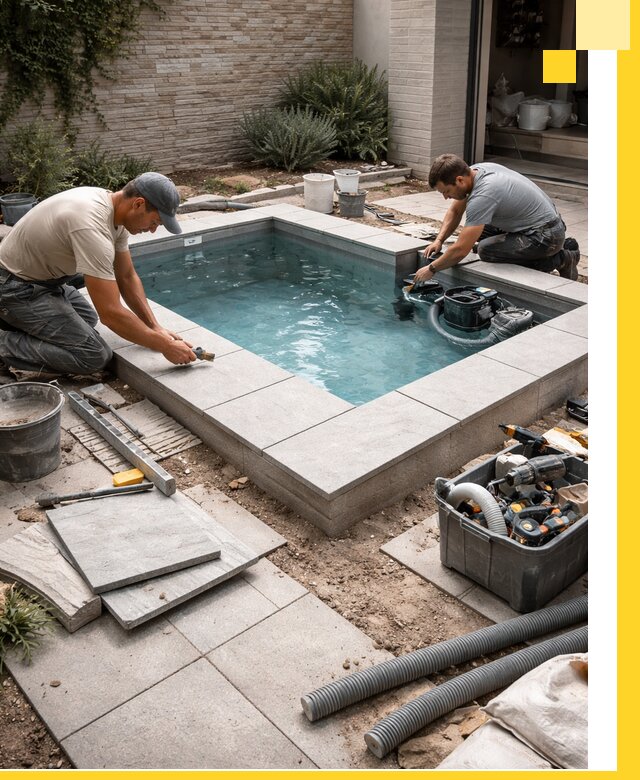 Мини бассейны под ключ в Москве, дизайн и установка