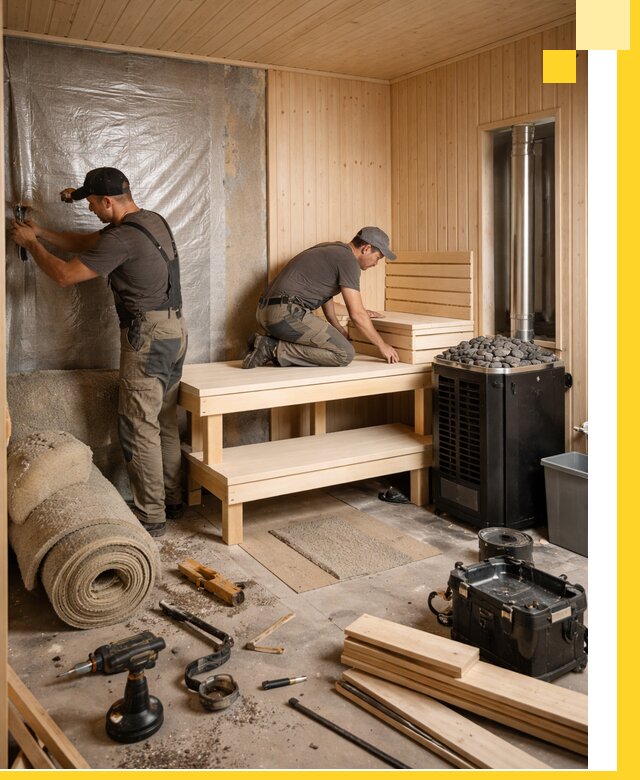 Проекты саун под ключ в Москве дизайн и строительство