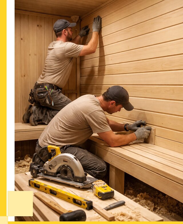 Обшивка саун вагонкой в Москве от 2641 р. | АкваДомМск