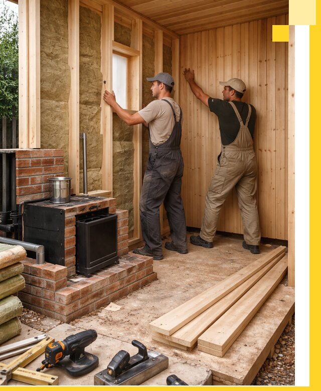 Строительство и установка дачных саун под ключ в Москве