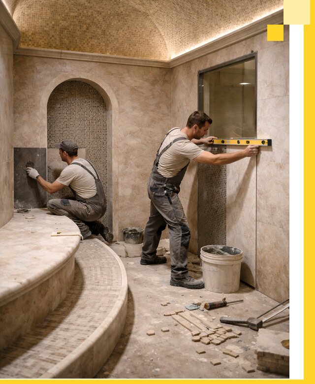 Проектирование и строительство саун с хамамом под ключ в Москве