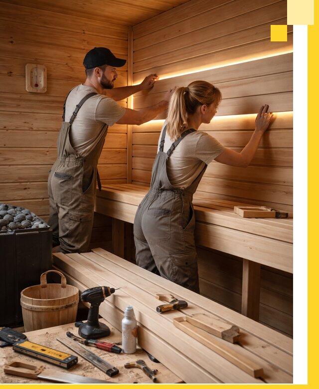 Дизайн саун и бань под ключ с индивидуальным проектом в Москве