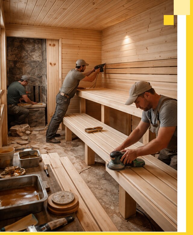 Профессиональная отделка бань в Москве под ключ, с гарантией