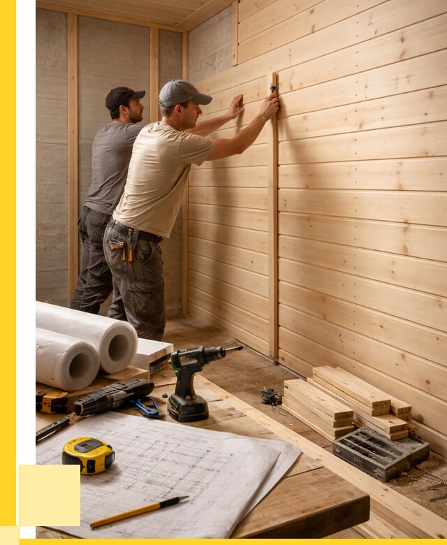 Обшивка бани вагонкой в Москве от 1268 р., АкваДомМск