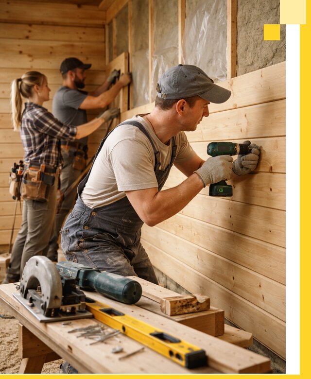 Обшивка бань под ключ в Москве: отделка стен и потолков