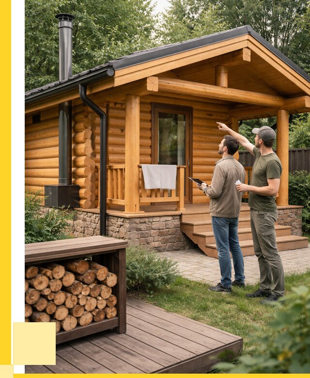 Бани для дачи под ключ в Москве от 264125 р. | АкваДомМск