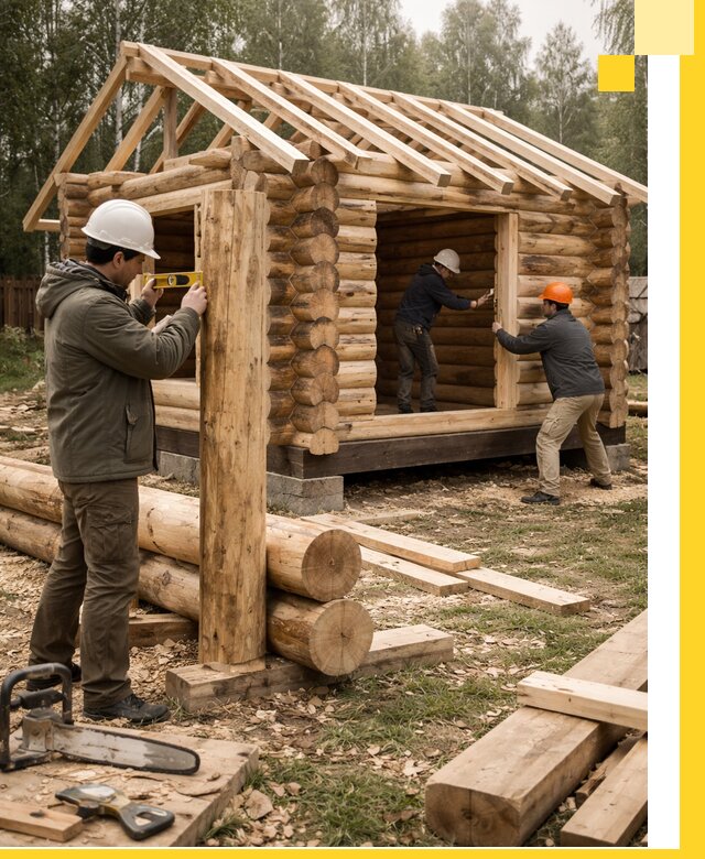 Строительство бань для дачи под ключ в Москве с доставкой и монтажом