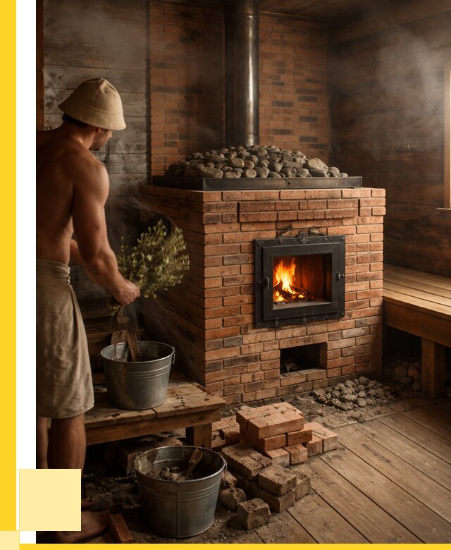 Кирпичные банные печи в Москве от 95085 р. | АкваДомМск