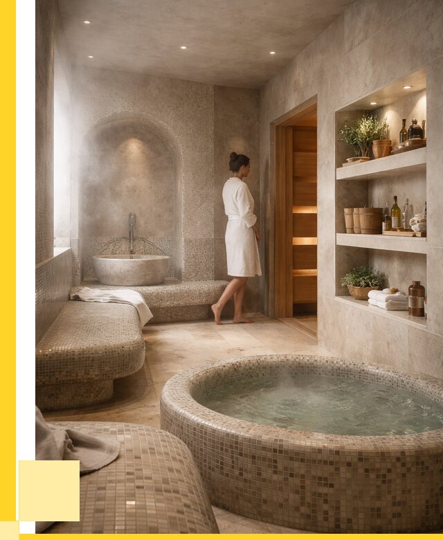 Строительство бани с хамамом в Москве от 792375 р. | АкваДомМск